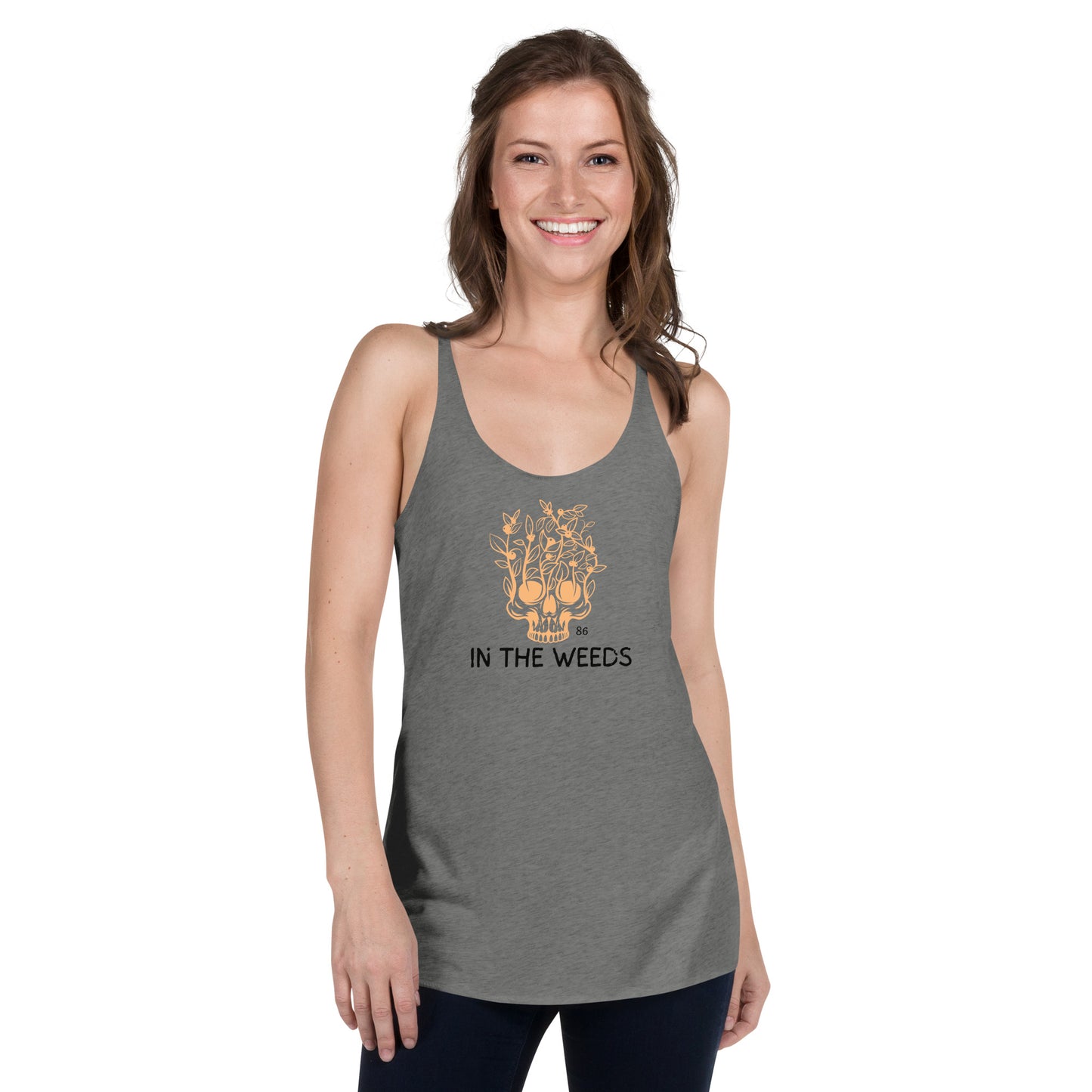 IN THE WEEDS 1 Women's Racerback Tank