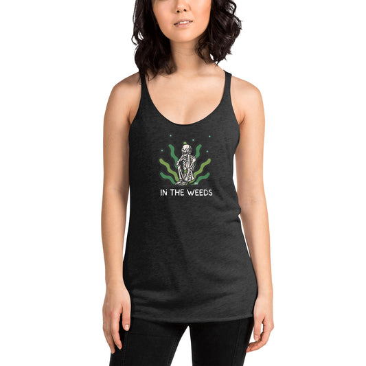 IN THE WEEDS 3 Women's Racerback Tank