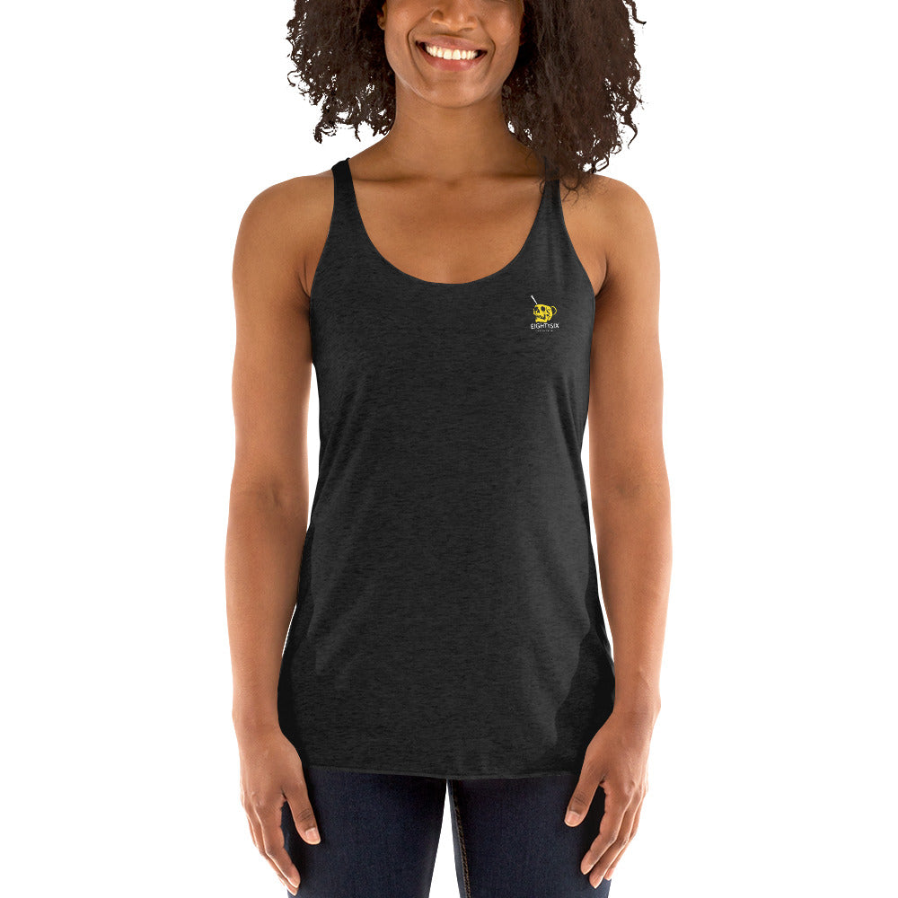 BEHIND BLACK Women's Racerback Tank