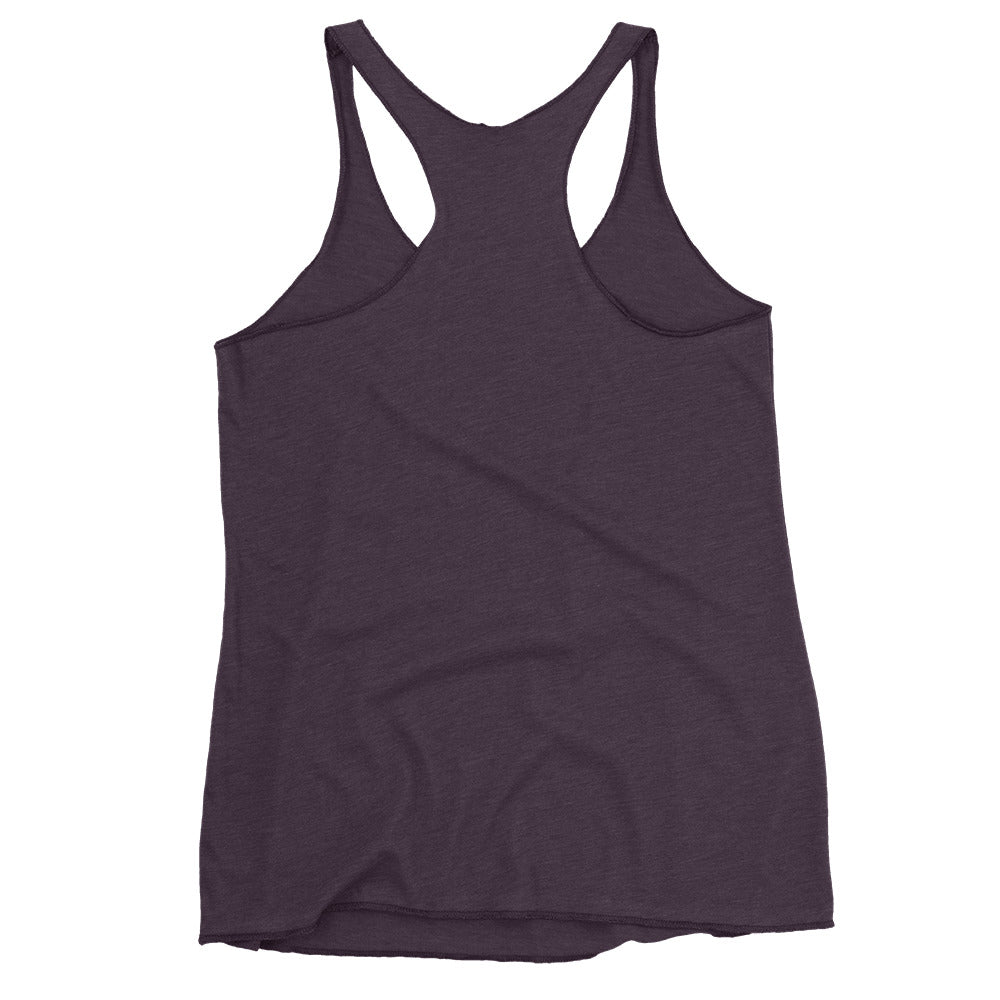 OVEREASY BLACK Women's Racerback Tank