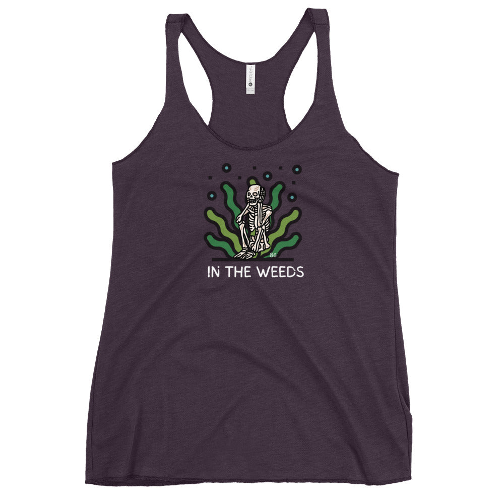 IN THE WEEDS 3 Women's Racerback Tank