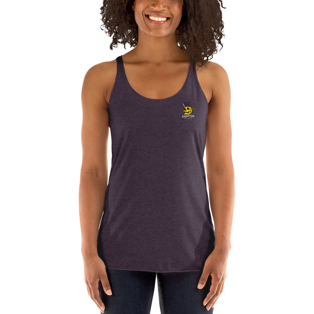 BEHIND BLACK Women's Racerback Tank