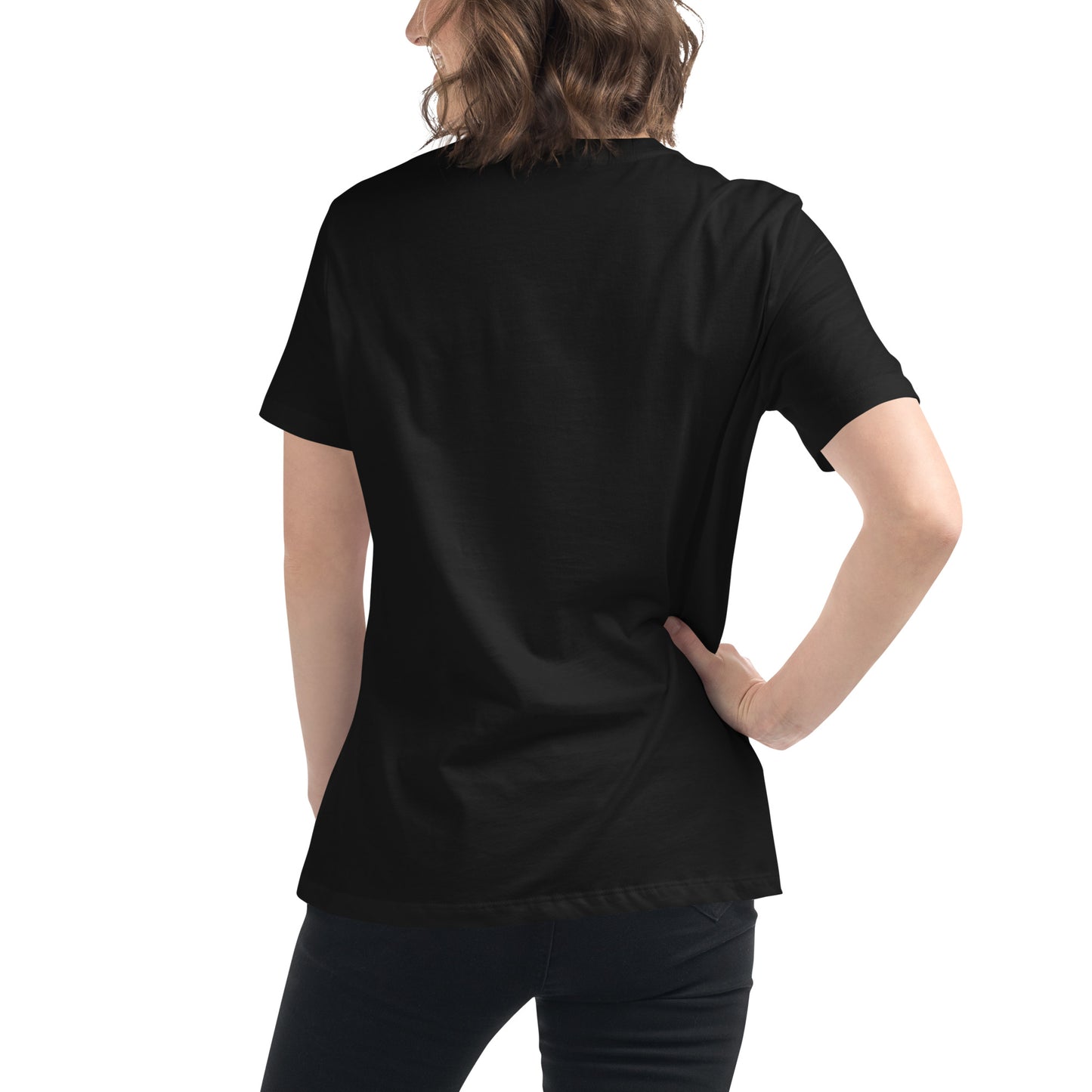 OVEREASY BLACK Women's Relaxed T-Shirt