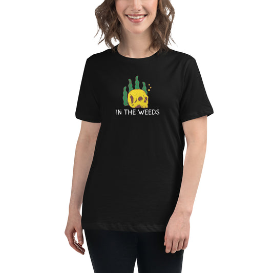 IN THE WEEDS 2 BLACK Women's Relaxed T-Shirt