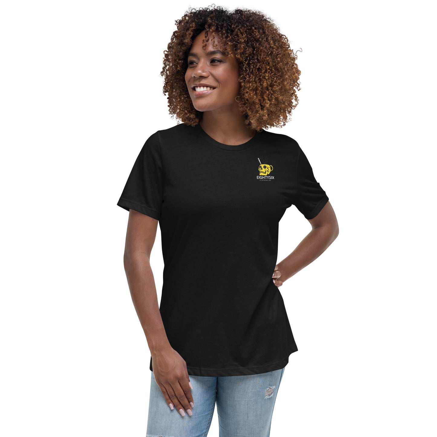 BEHIND BLACK Women's Relaxed T-Shirt