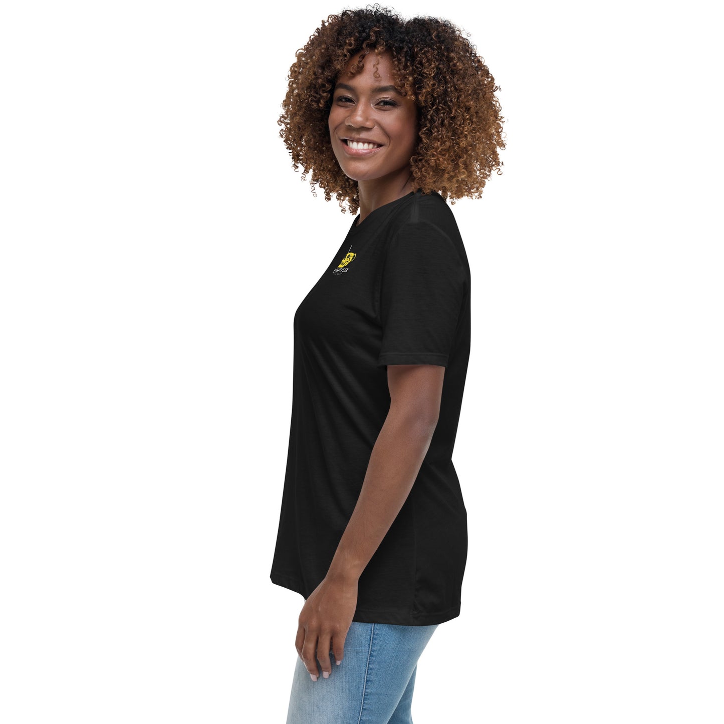 BEHIND BLACK Women's Relaxed T-Shirt