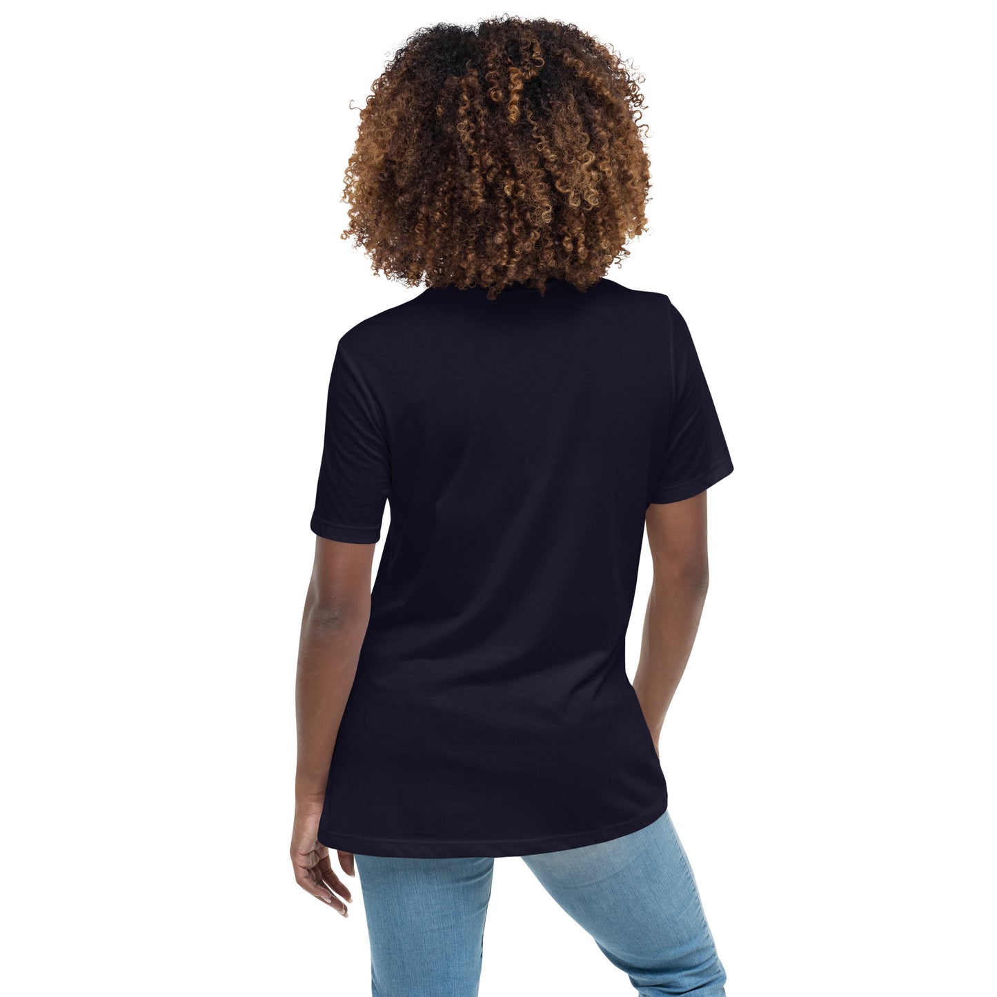 FIRE BLACK Women's Relaxed T-Shirt