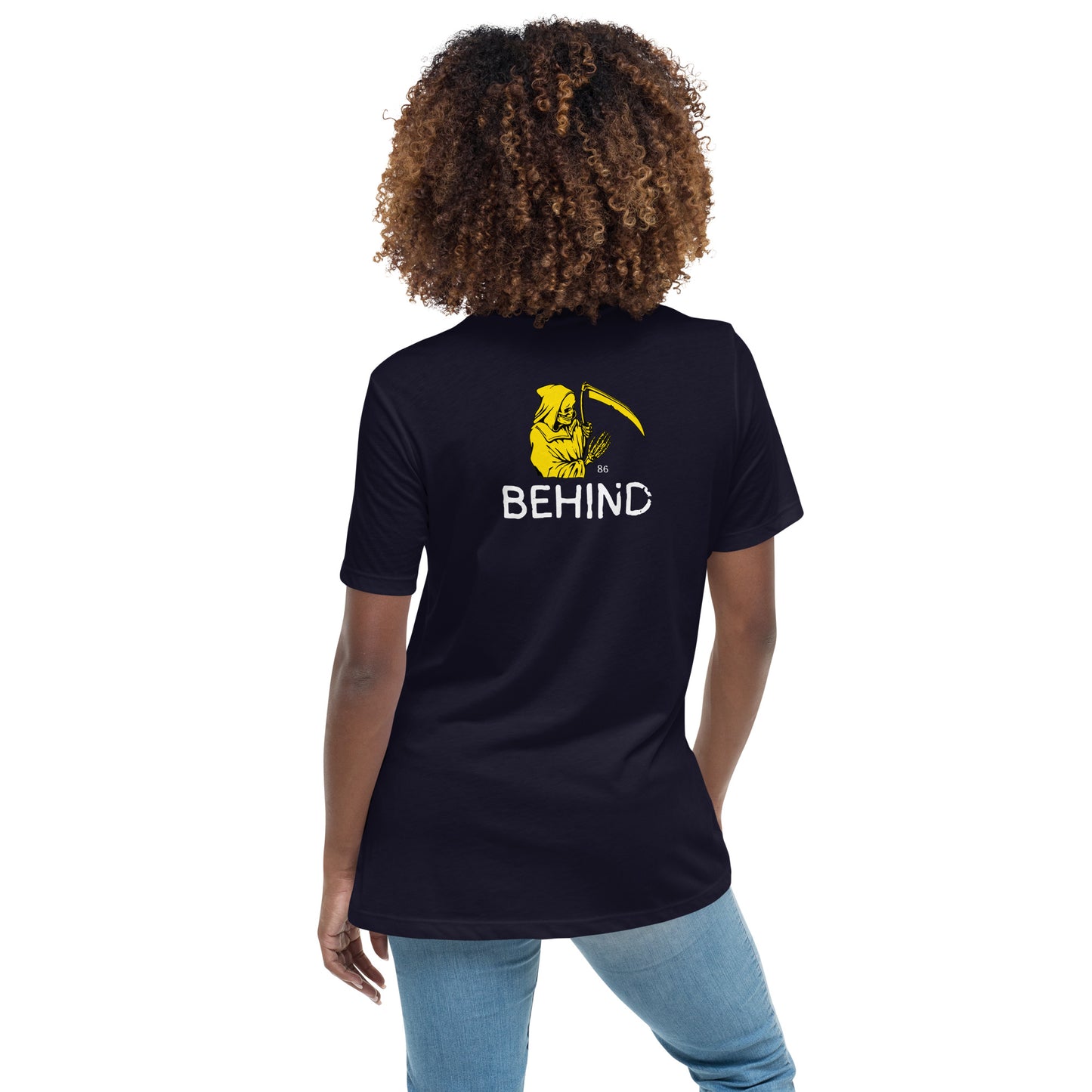 BEHIND BLACK Women's Relaxed T-Shirt