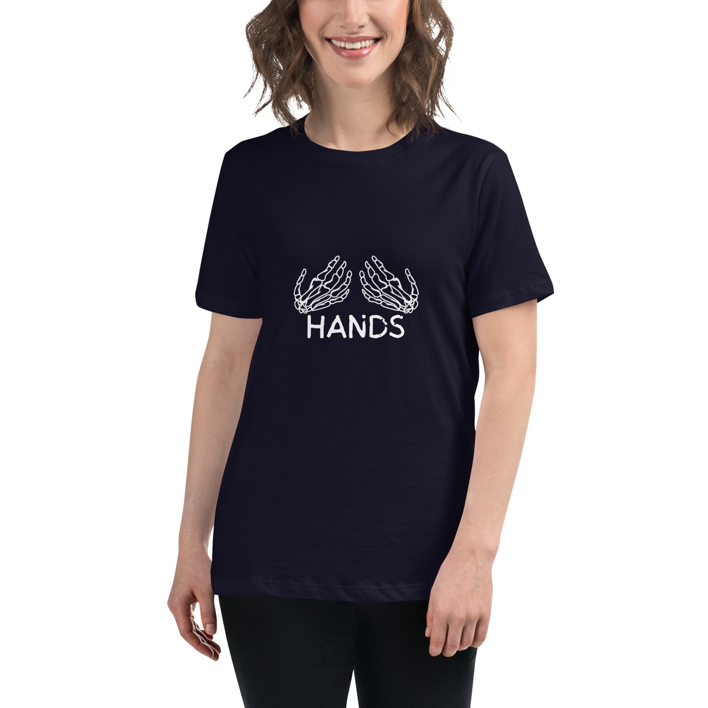 HANDS BLACK Women's Relaxed T-Shirt