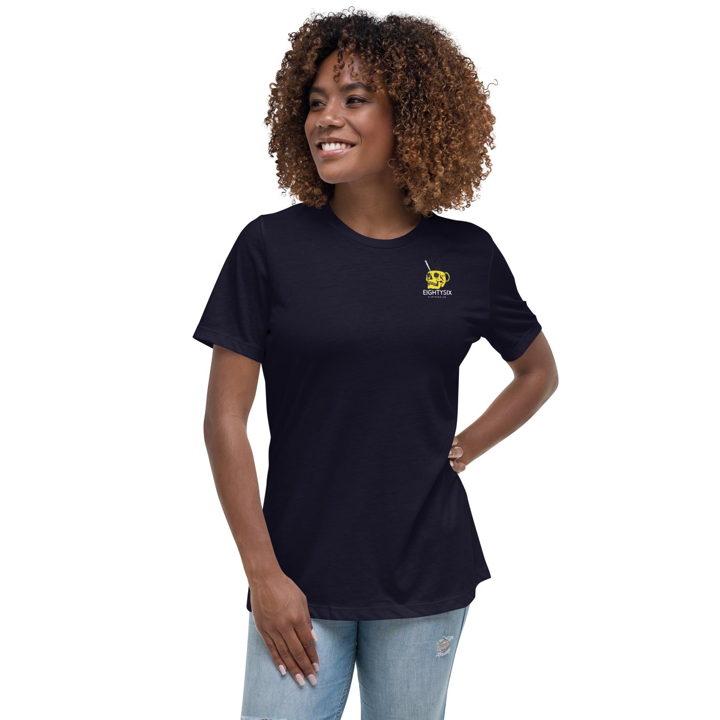 BEHIND BLACK Women's Relaxed T-Shirt